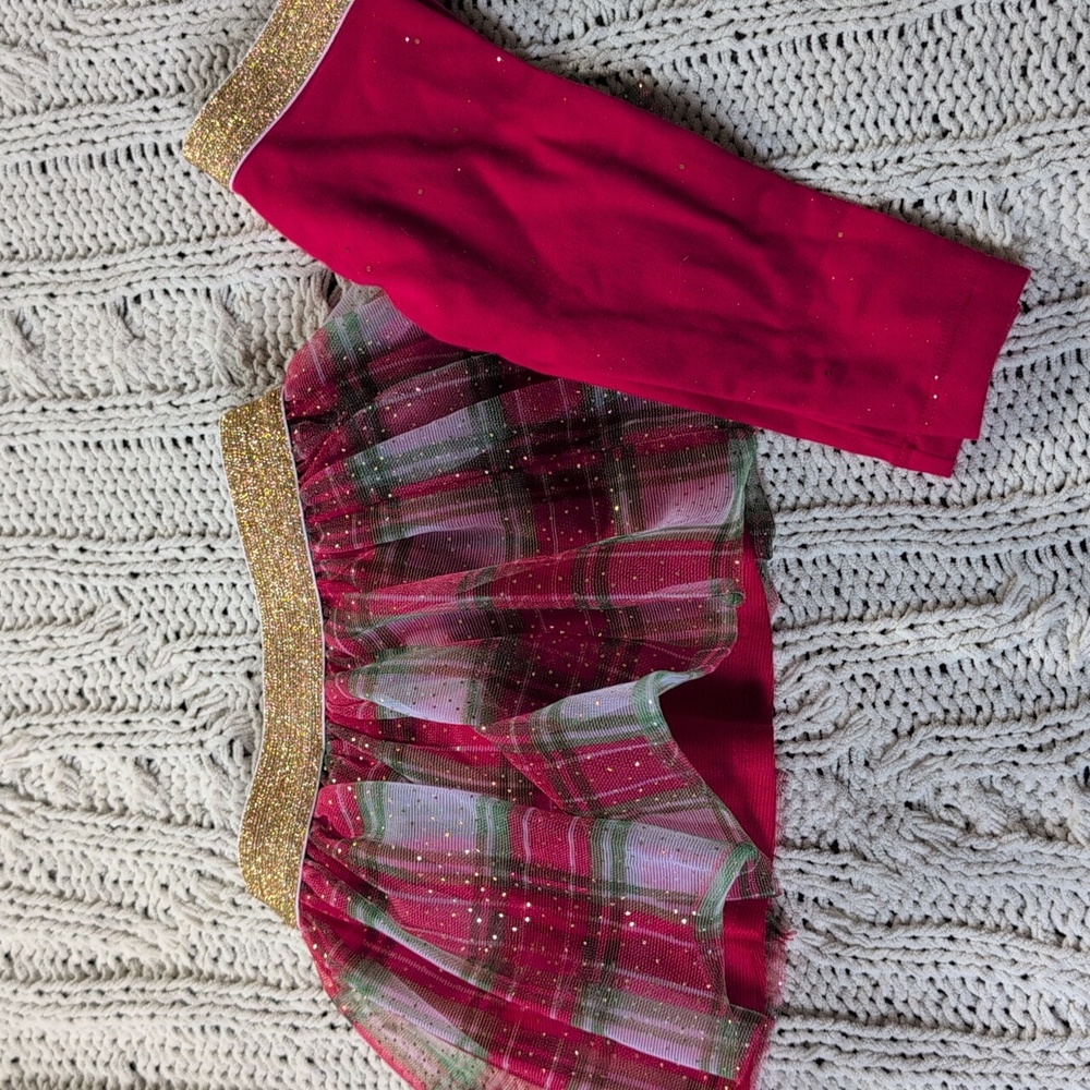 🎄 Holiday Time 3-6mo Christmas Skirt Set 🎄